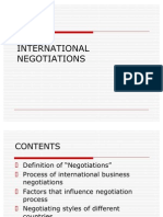 Int'l Negotiations 2011