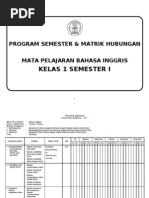 Promes Inggris Tingkat SD, Mi Dan SDLB Kelas I (1) S/D Vi (6) Semester 1 Dan 2