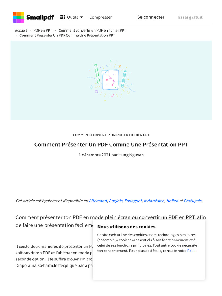 Comment Présenter Un PDF Comme Une Présentation PPT - Smallpdf | PDF