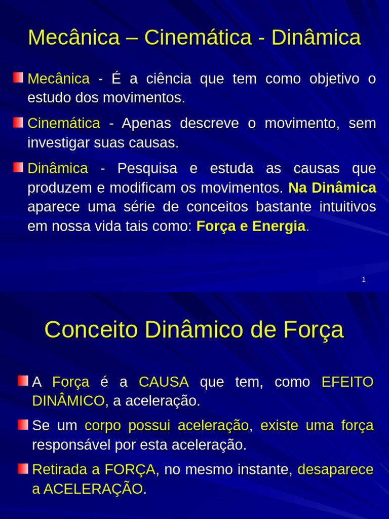 Fundamentos de Mecânica: Forças e Movimentos | PDF | Mecânica Clássica ...