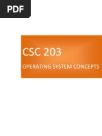 CSC203 - Operating System Concepts