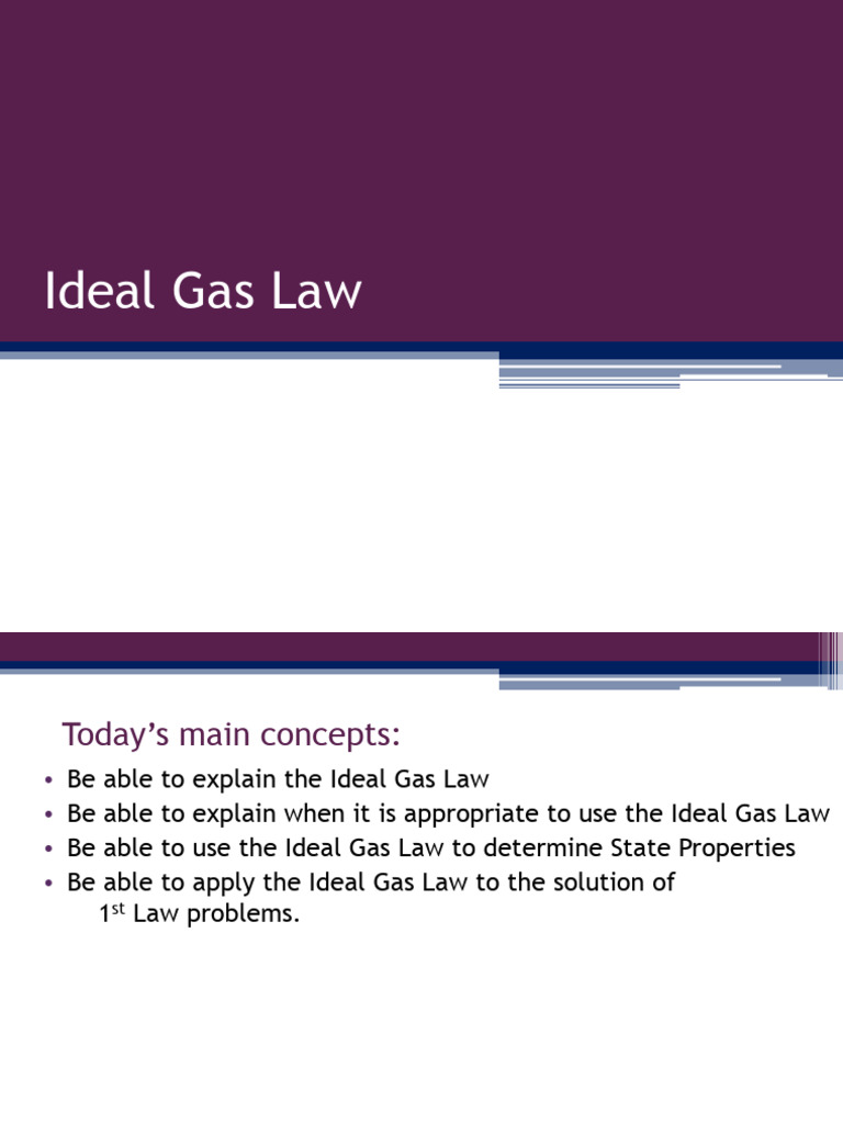 Ideal Gas Model 4 | PDF