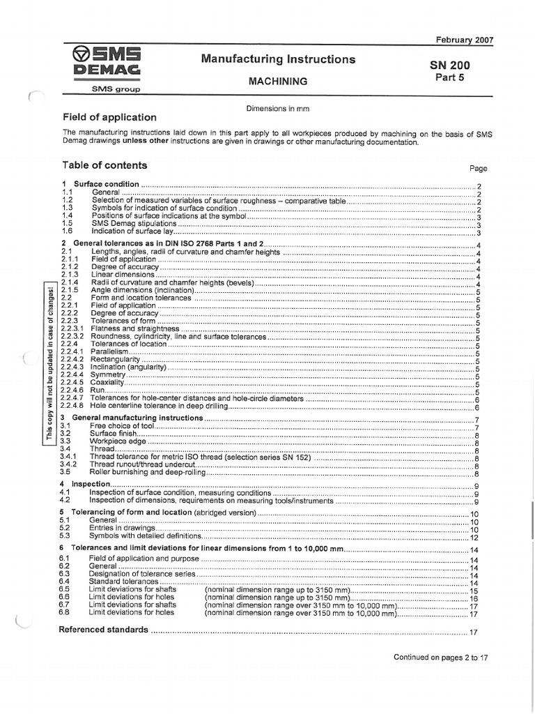 13.SN200-5 - 2007 Machining | PDF