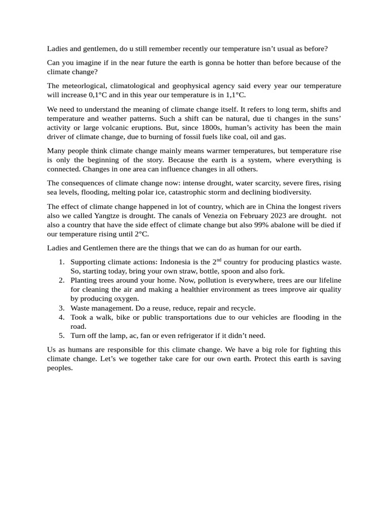 Climate change pdf