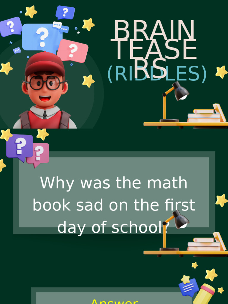 Fun Icebreaker Riddles for Meetings | PDF