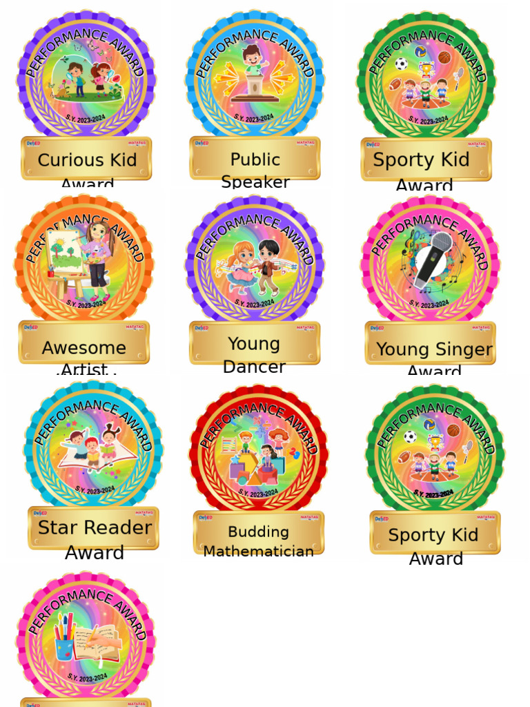Editable - Ribbon Awards | PDF