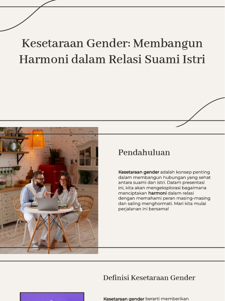 Slidesgo Kesetaraan Gender Membangun Harmoni Dalam Relasi Suami Istri