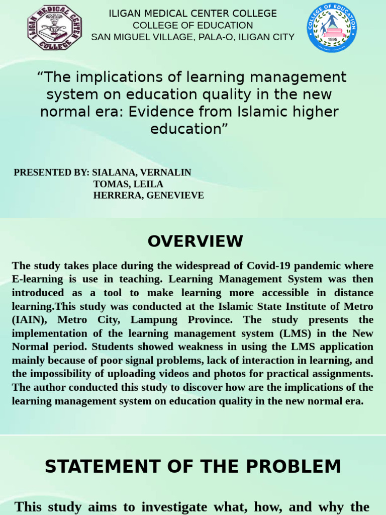 Group1 LMS | PDF