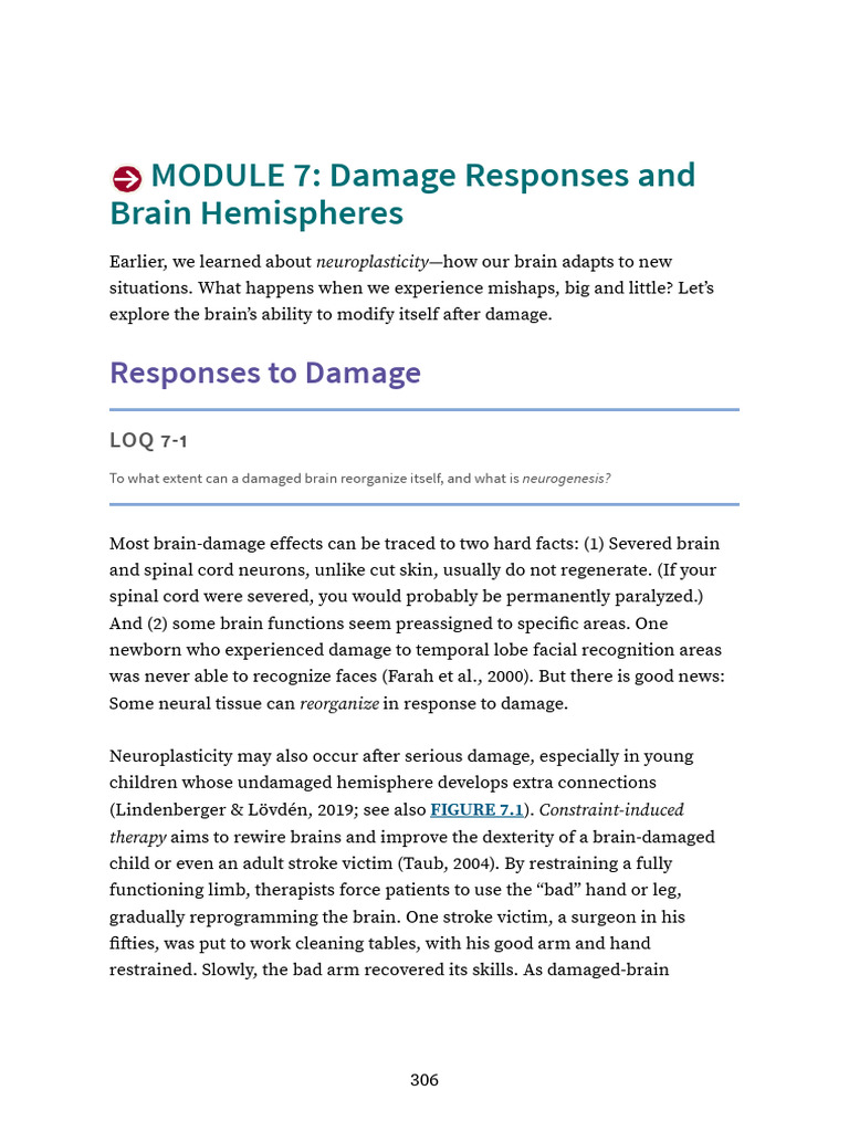 Psychology - Chapter 2 - Module 7 | PDF