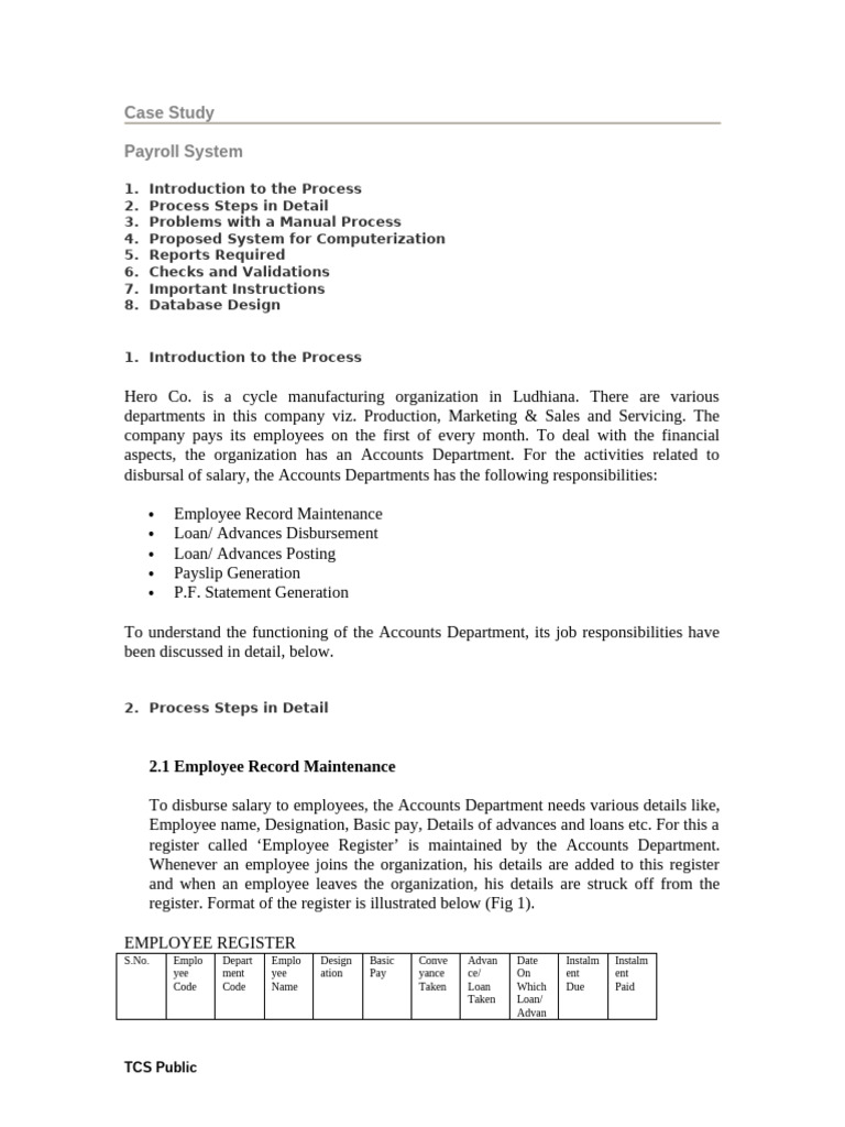 CS7 Payroll SB | PDF