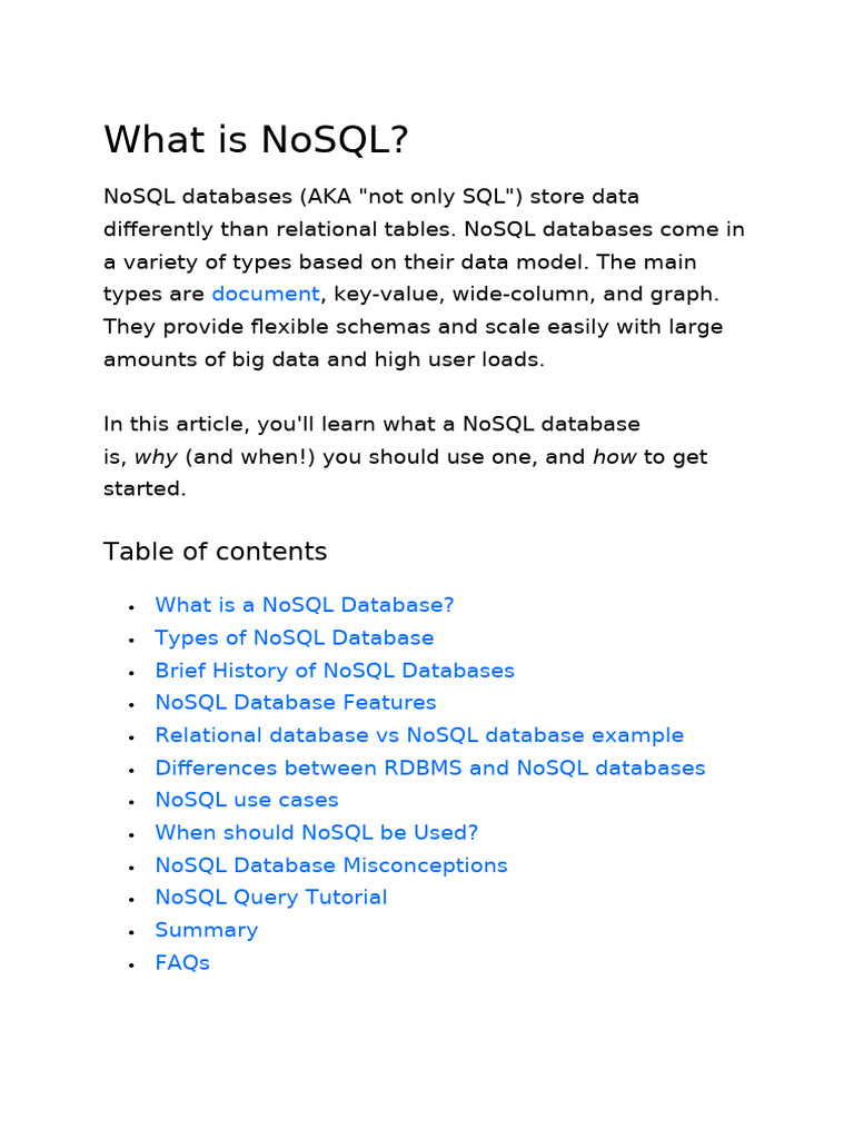 Nosql Mongodb | PDF