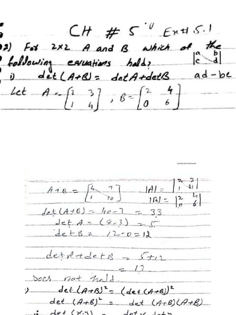 Method CH 5 Notes | PDF