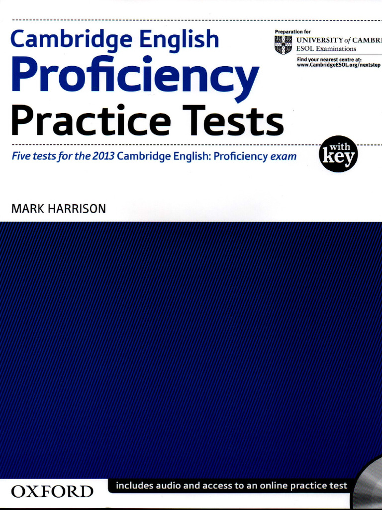 Proficiency Practice Tests 2012 | PDF