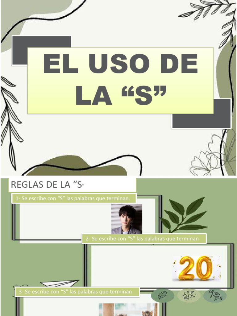 Uso de La S | PDF