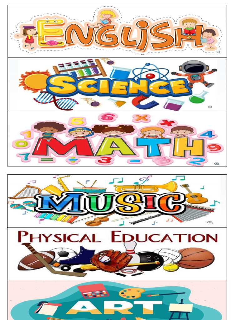 School Subjects | PDF