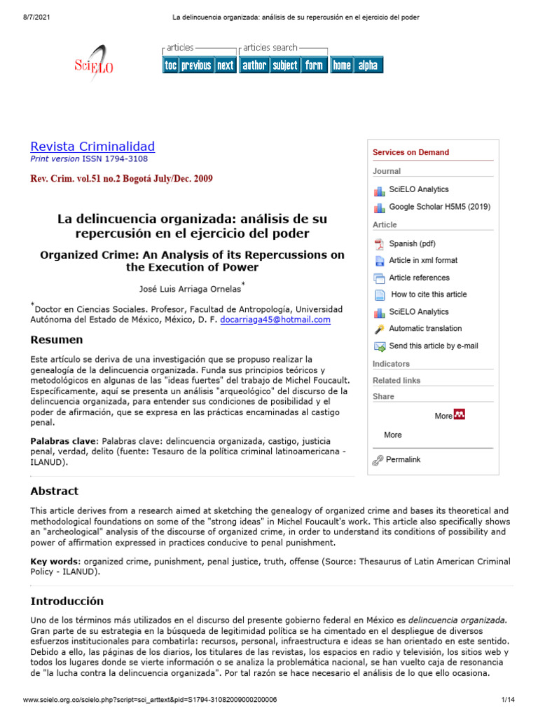 DEL. ORG. ANÁLISIS REPERCUSIÓN | PDF