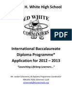 IB Application 2012-2013