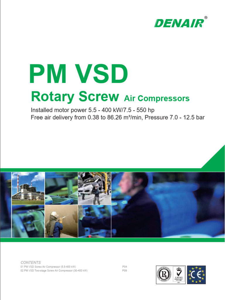 Denair pm vsd rotary screw air compressor pdf