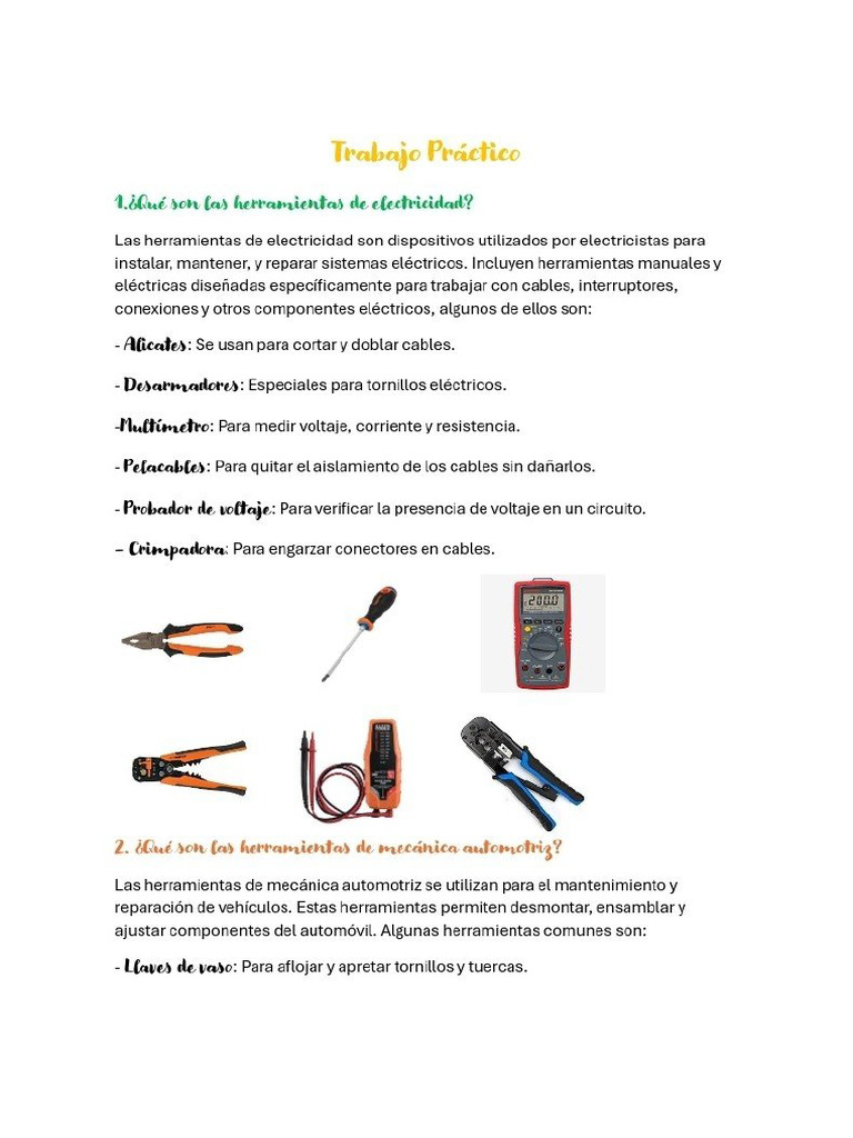 Tec-Tec Trabajo Práctico 1ro A | PDF