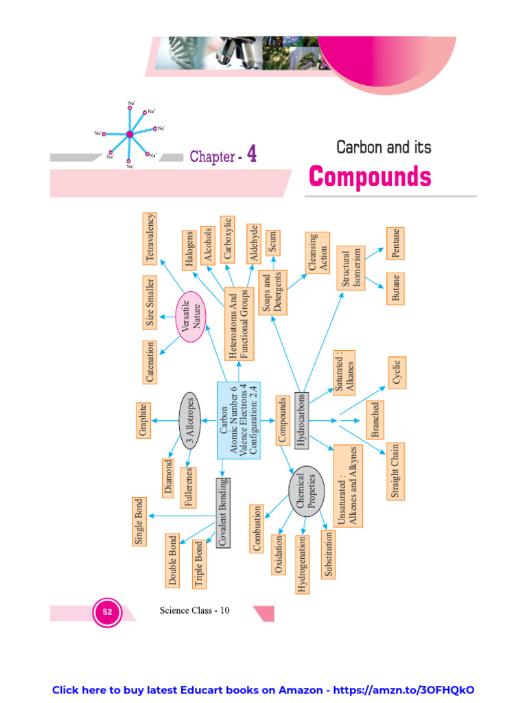 Chapter 4 Carbon and Its Compounds | PDF