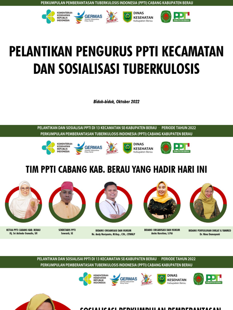 Sosialisasi Ppti Dan TBC 2022 (Dokter Nina) | PDF