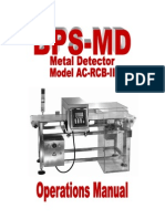 Metal Detector User Manual Introduction