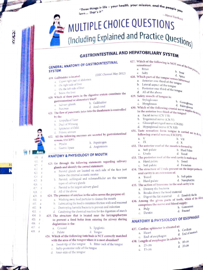 Gi and Hepatic Biliary System Questions | PDF