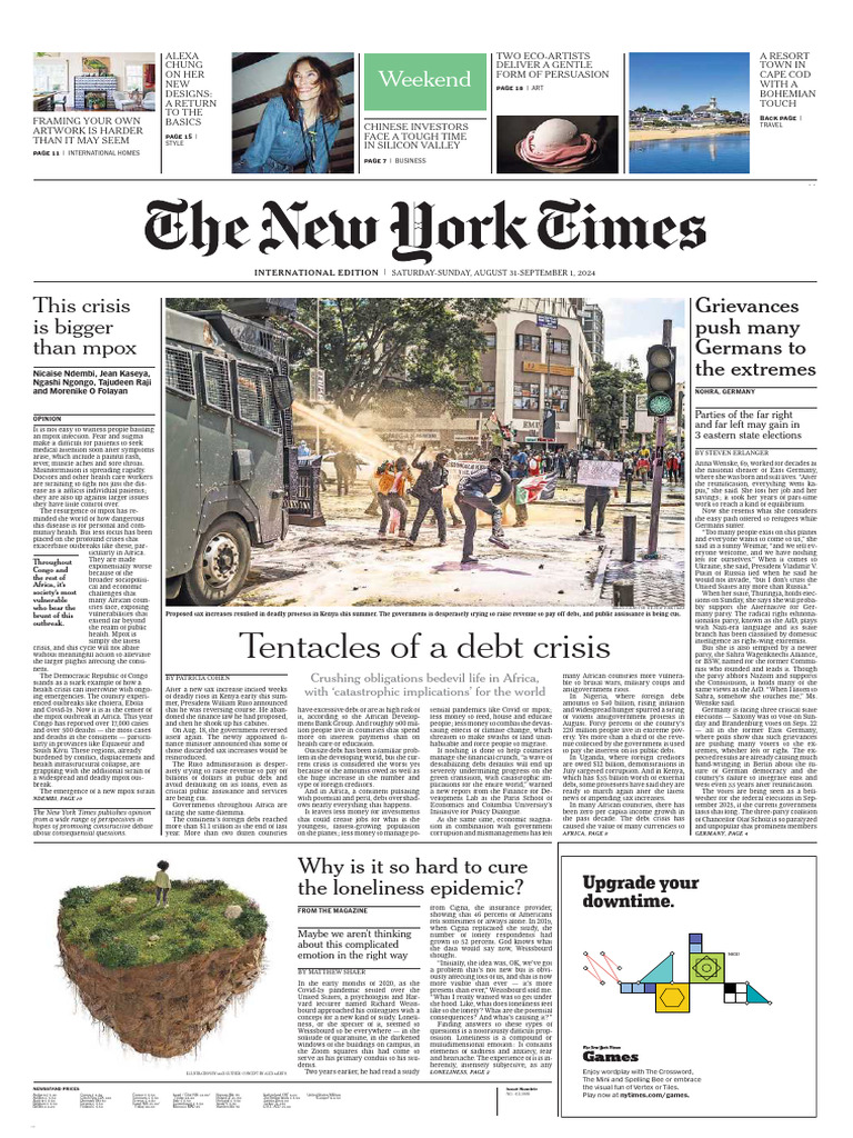 Tentacles of A Debt Crisis: Weekend | PDF