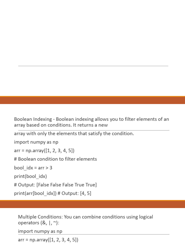 Numpy Basics 2 | PDF