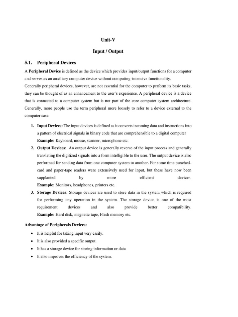 Unit 5 Coa | PDF