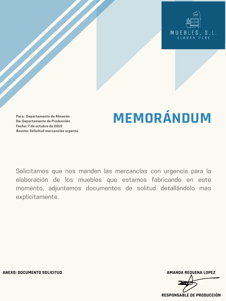 Memo 1 | PDF
