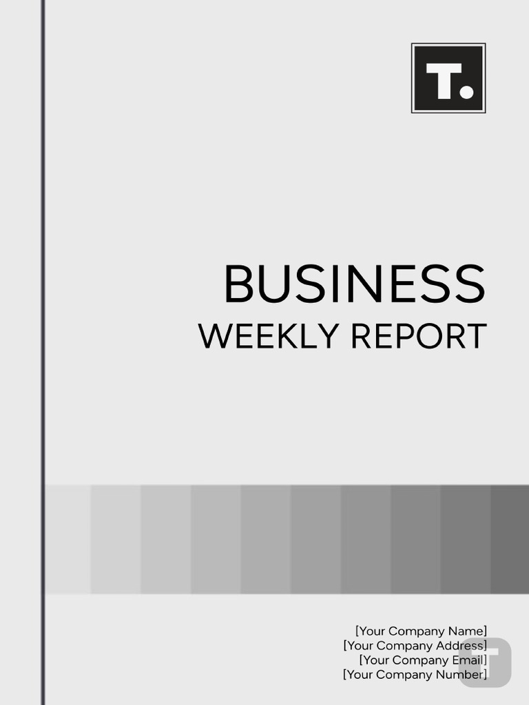 Business Weekly Report Template - Edit Online & Download Example | PDF