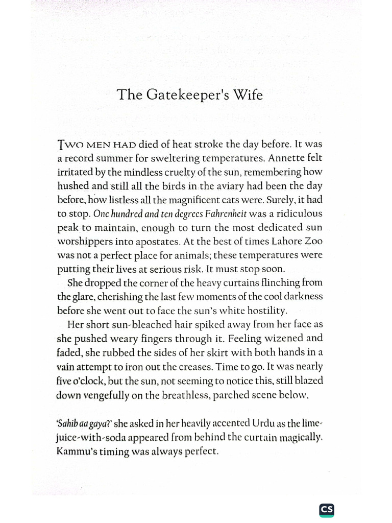 The Gatekeeper's Wife..... | PDF