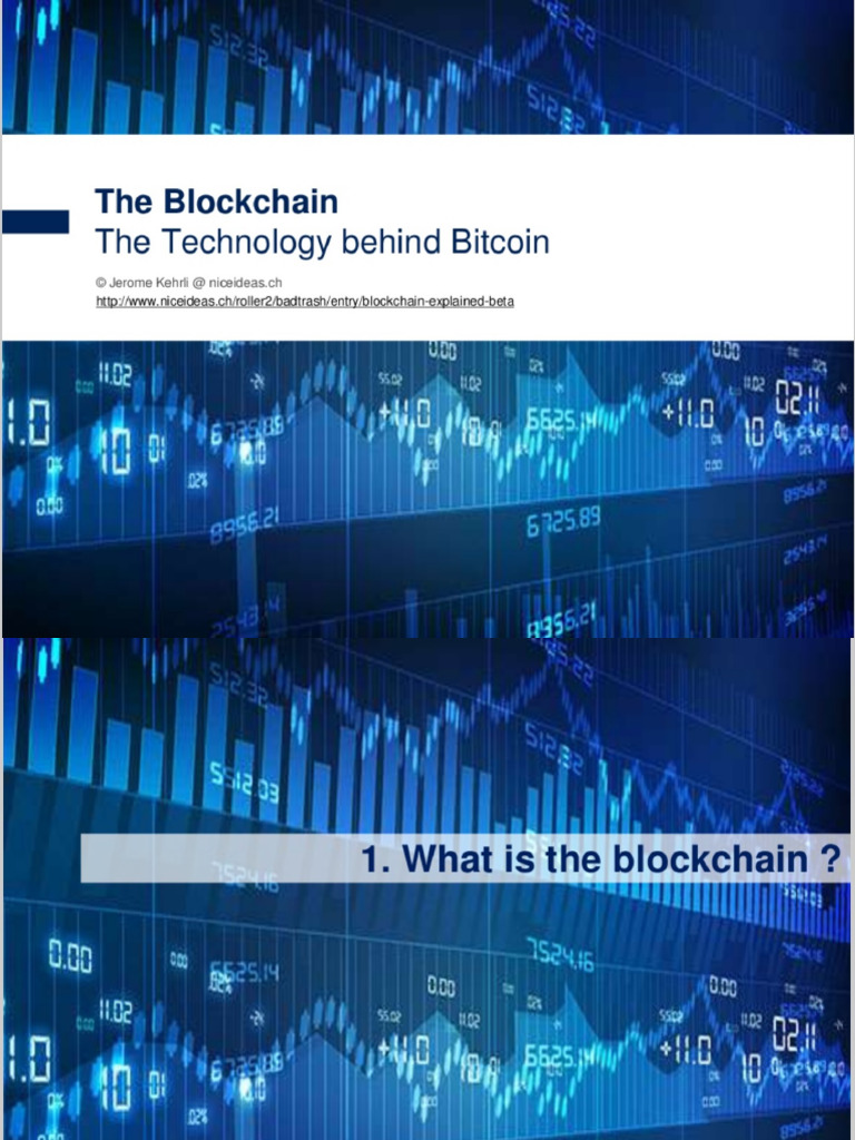 Blockchain - The Technology Behind Bitcoin | PDF