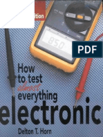How To Test Almost Everything Electronic 3rd Ed