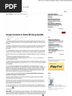 Download Google Contacts to Nokia N8 Using SyncML by Flavio Morais SN78057396 doc pdf