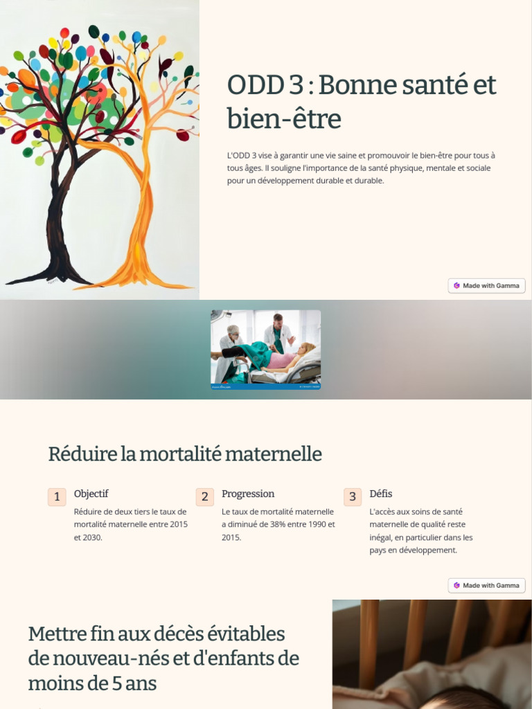 ODD 3 : Santé et bien-être pour tous | PDF | Maladie non transmissible ...
