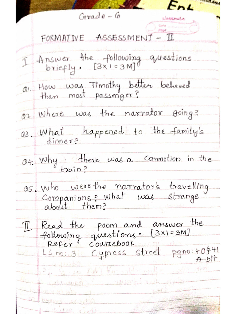 Grade-6 FA-2 | PDF