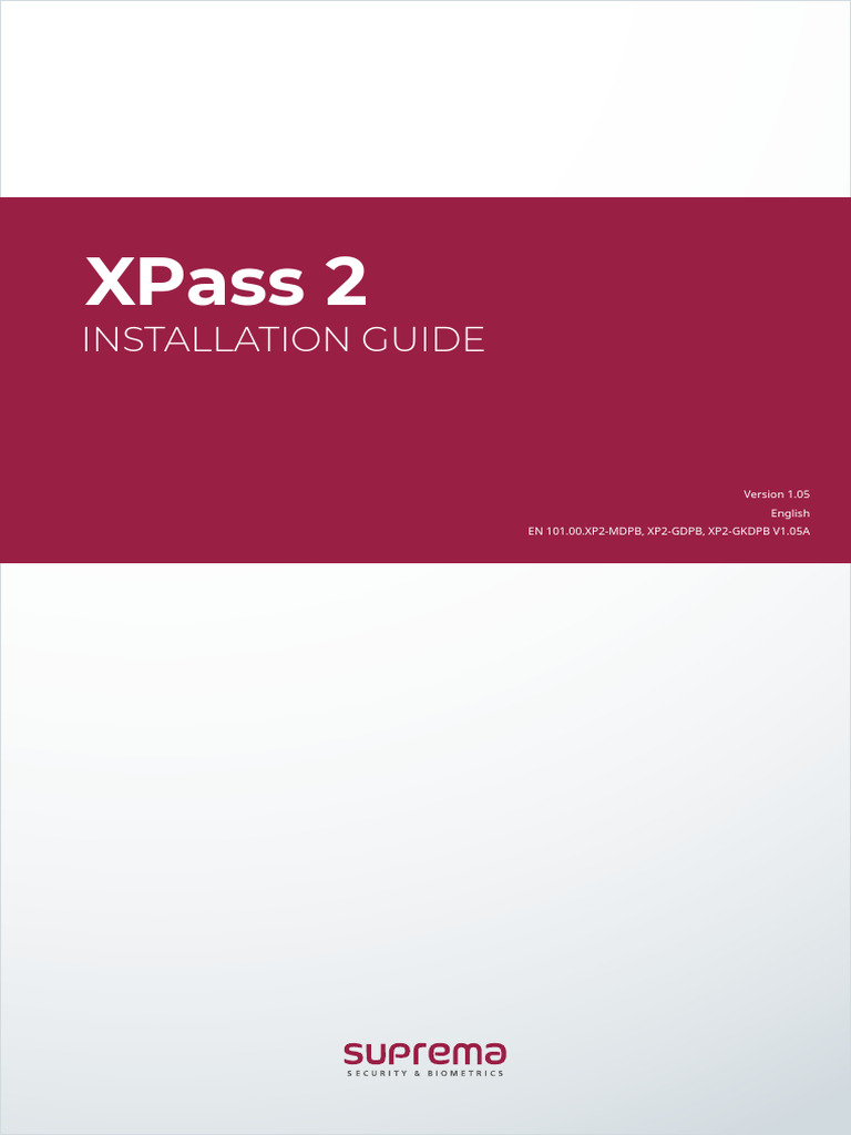 Xpass 2: Installation Guide | PDF
