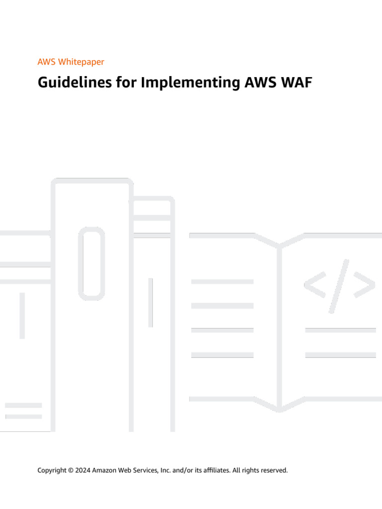 Guidelines For Implementing Aws Waf | PDF