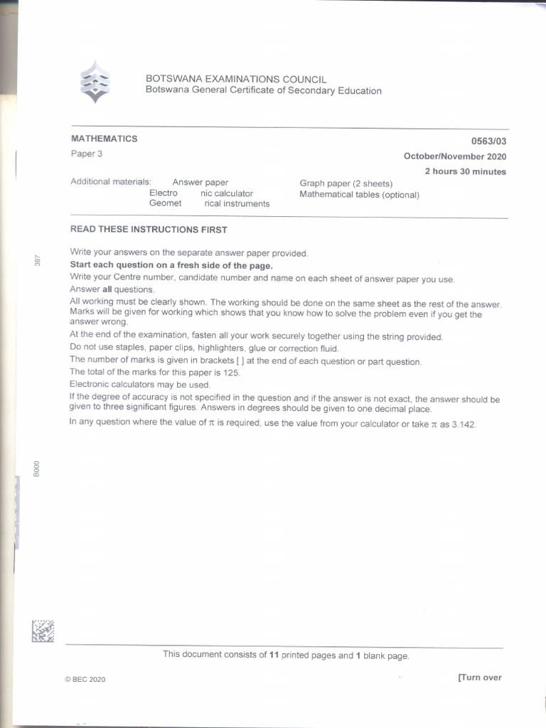 MATHS 3 Revision KIT | PDF