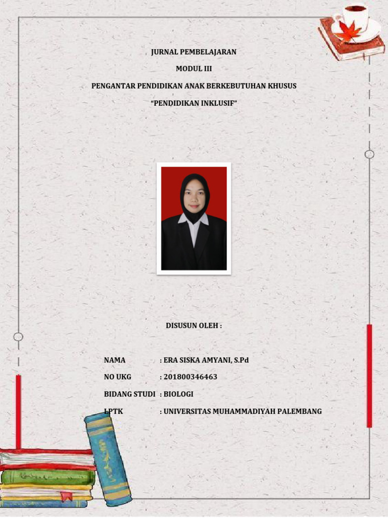 Jurnal Pembelajaran Pendidikan Inklusif | PDF