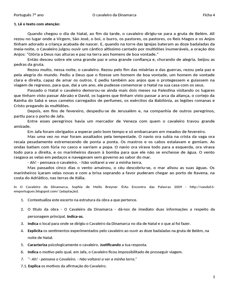 an-lise-do-cavaleiro-da-dinamarca-pdf-adjetivo