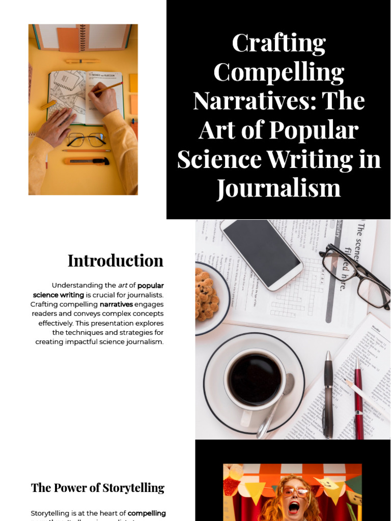 Wepik Crafting Compelling Narratives The Art of Popular Science Writing ...