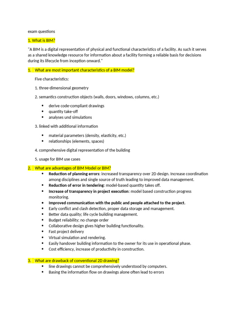 Exam Questions | PDF