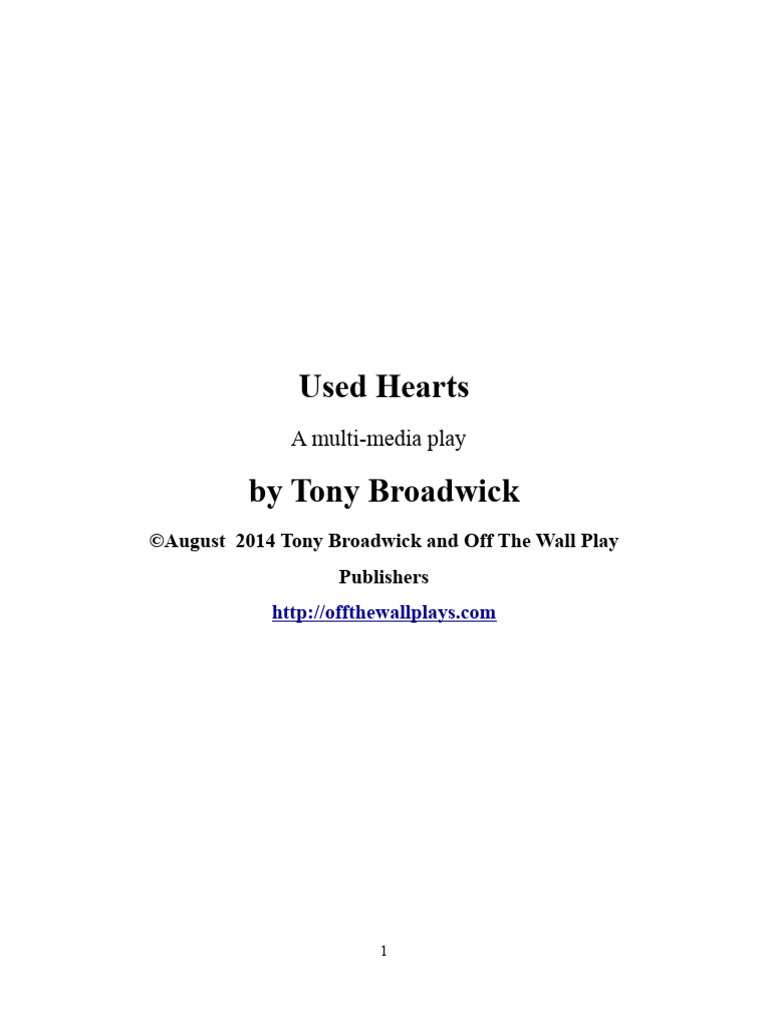 Used Hearts Half Script | PDF