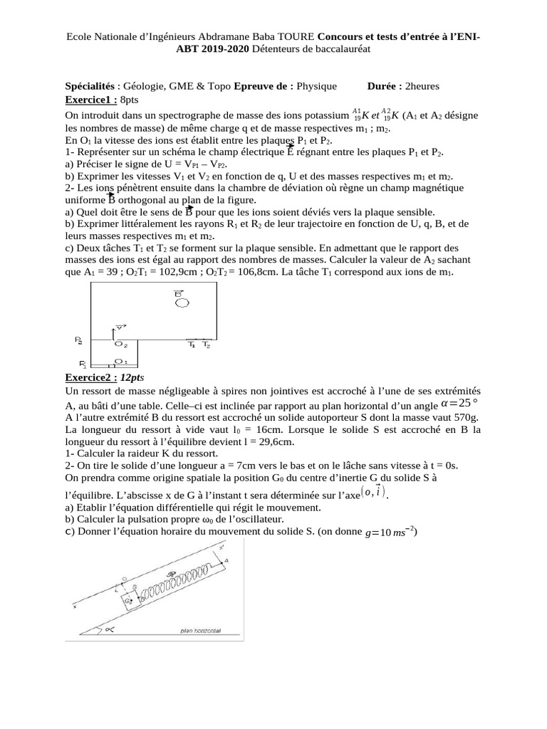 Concours 2019 Pdf