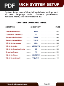 1.2 YQ Arch Command Short Key