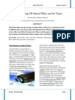 Manufacturing of Optical Fiber and Its Types