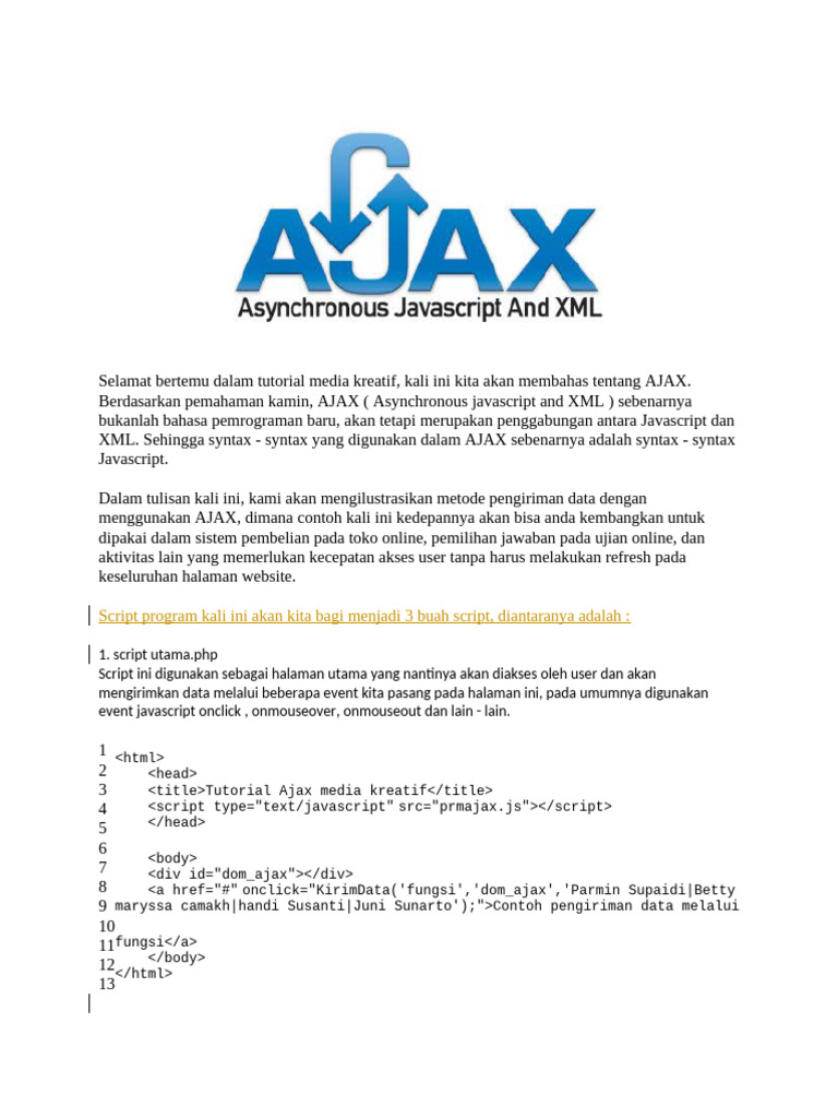 Ajax | PDF